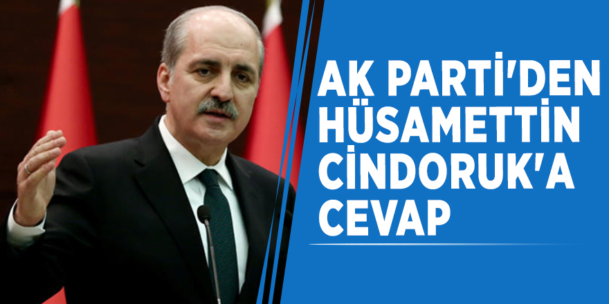 AK Parti'den Hüsamettin Cindoruk'a cevap