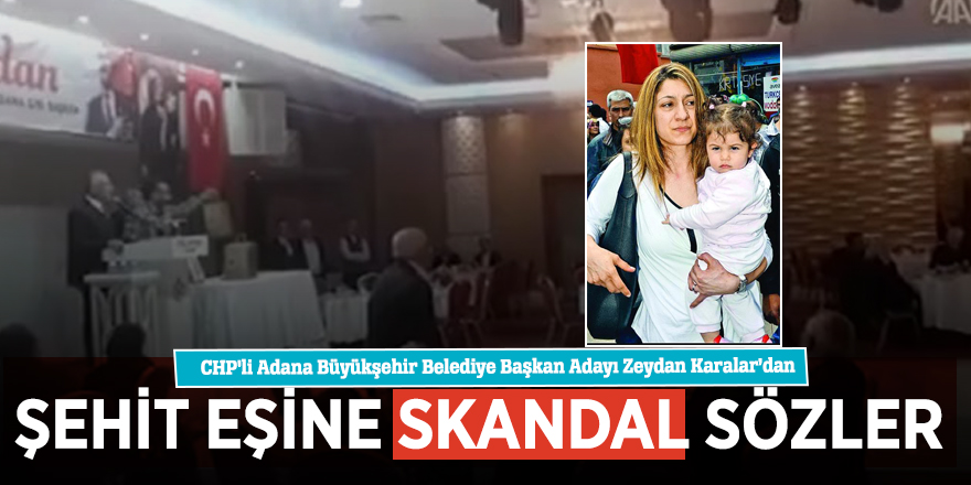 CHP'li adaydan şehit eşine skandal sözler