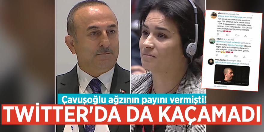 Çavuşoğlu ağzının payını vermişti! Twitter'da da kaçamadı