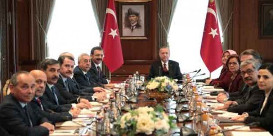 Başkan Erdoğan’ın Külliye’deki kabulü