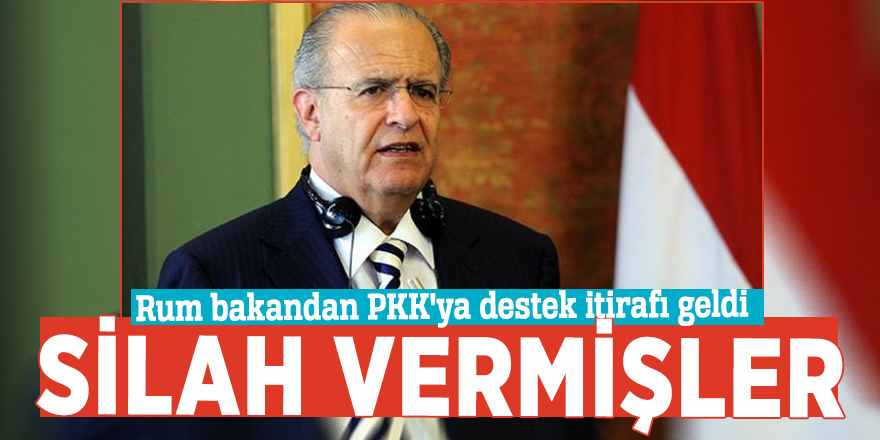 Rum bakandan PKK'ya destek itirafı geldi