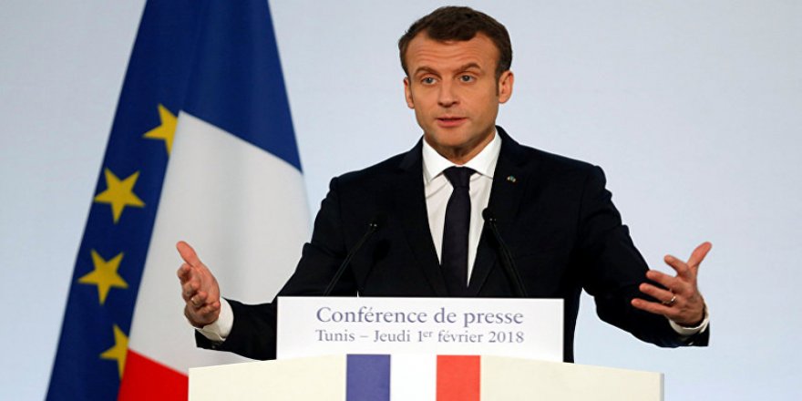 Macron'dan PKK'ya destek sözü