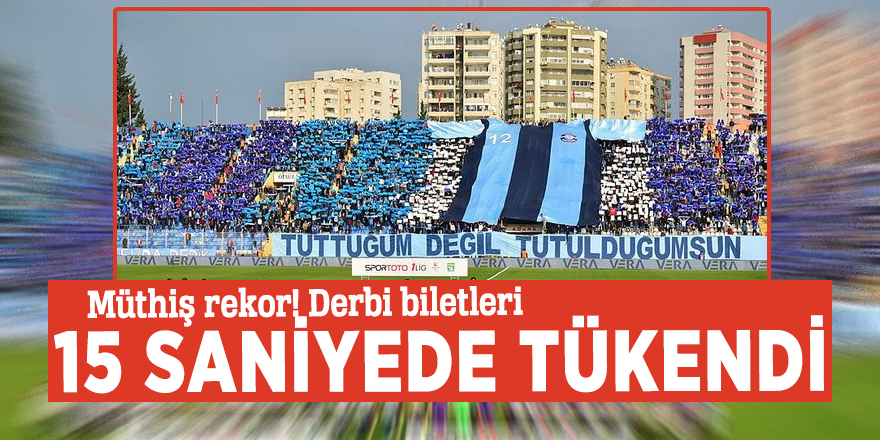 Müthiş rekor! Derbi biletleri 15 saniyede tükendi