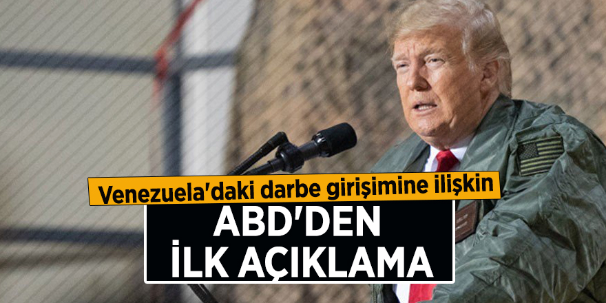 Venezuela'daki darbe girişimine ilişkin ABD'den ilk açıklama