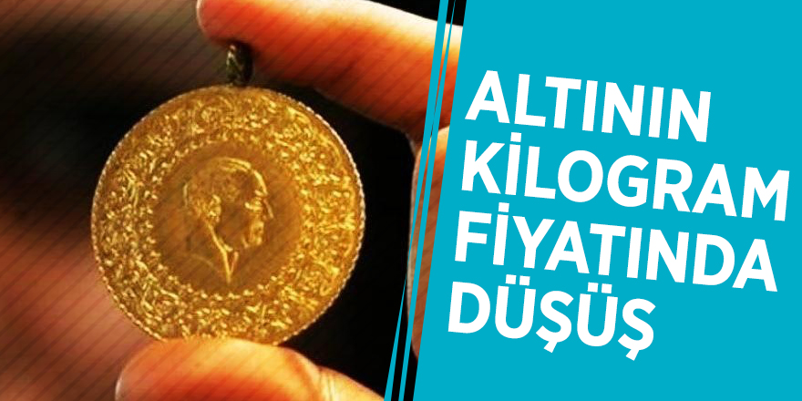 Altının kilogram fiyatında düşüş