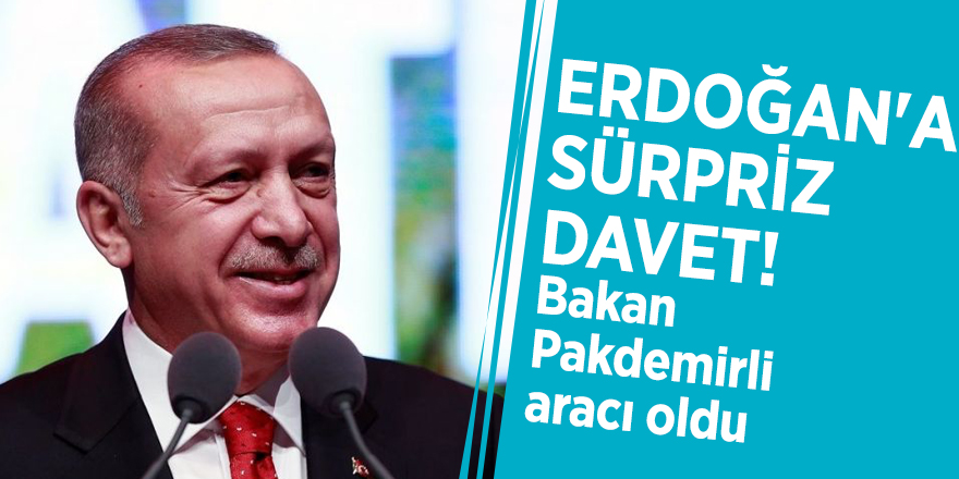 Erdoğan'a sürpriz davet! Bakan Pakdemirli aracı oldu