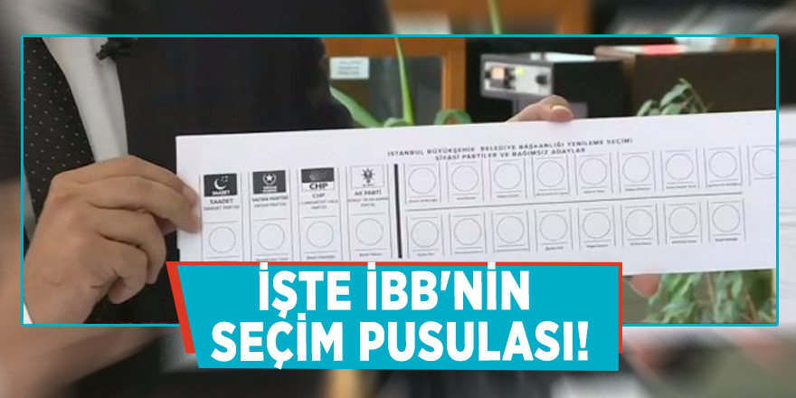 İşte İBB'nin seçim pusulası!