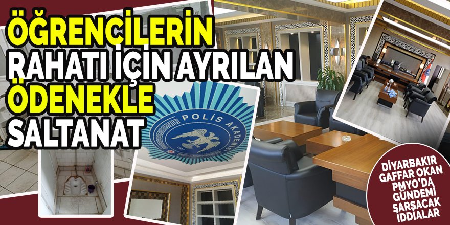 Diyarbakır Gaffar Okan PMYO Müdürü Ahmet Yarım hakkında şok iddialar!