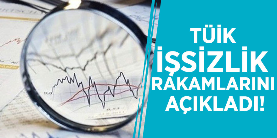 TÜİK işsizlik rakamlarını açıkladı!