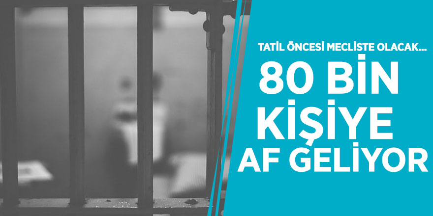 Tatil öncesi mecliste olacak... 80 bin kişiye af geliyor