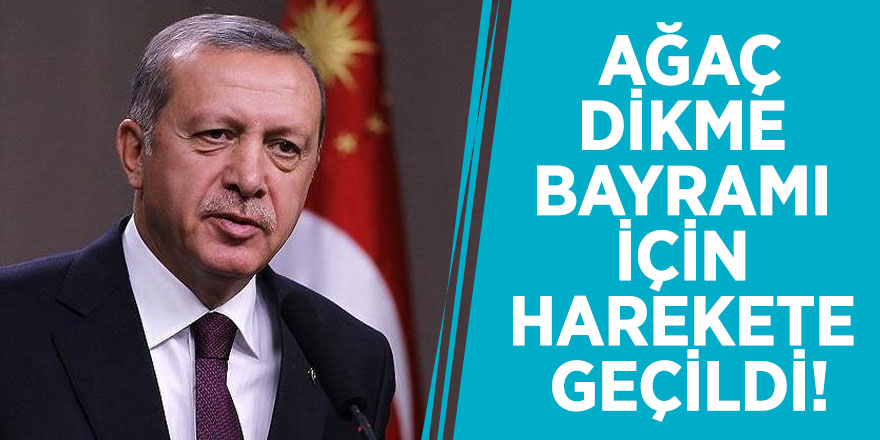 Erdoğan destek vermişti! Ağaç Dikme Bayramı için harekete geçildi!