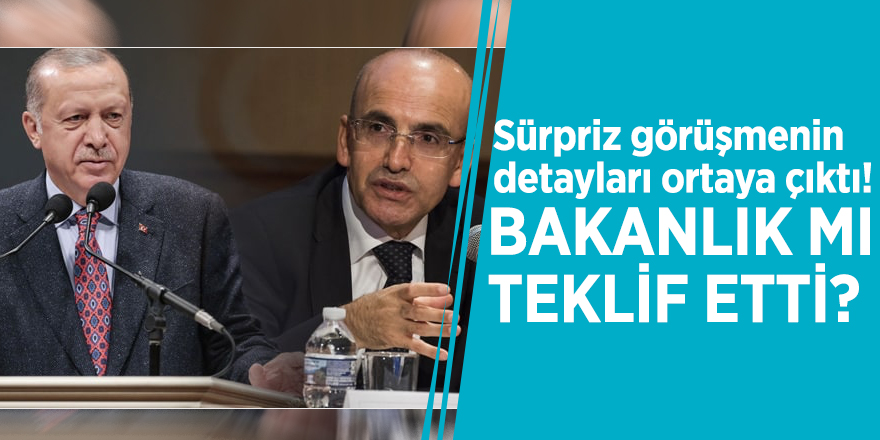 Sürpriz görüşmenin detayları ortaya çıktı! Bakanlık mı teklif etti?