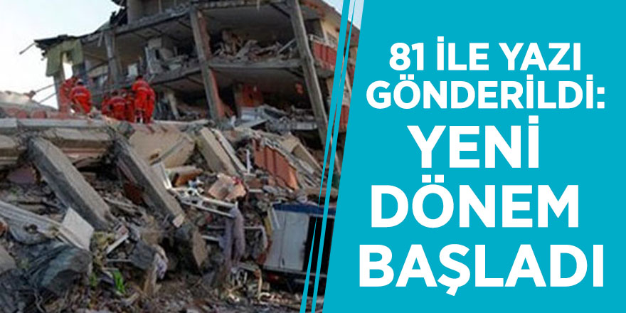 81 ile yazı gönderildi: Yeni dönem başladı