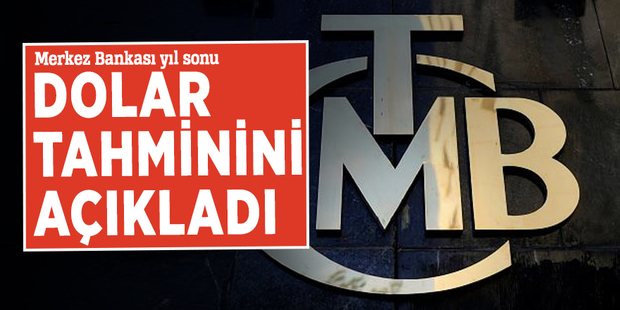 Merkez Bankası yıl sonu dolar tahminini açıkladı