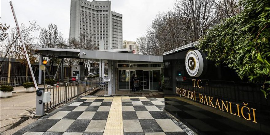 Dışişleri Bakanlığından İsrail'e kınama