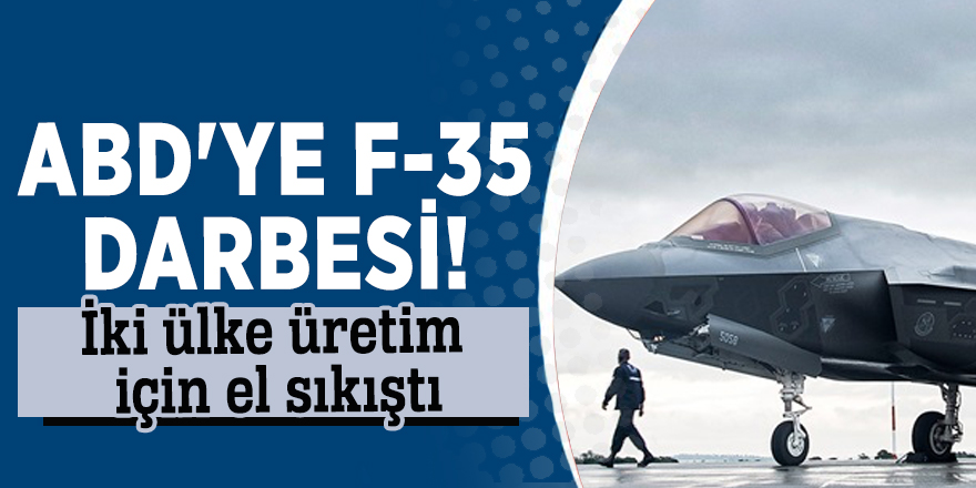 ABD'ye F-35 darbesi! İki ülke üretim için el sıkıştı