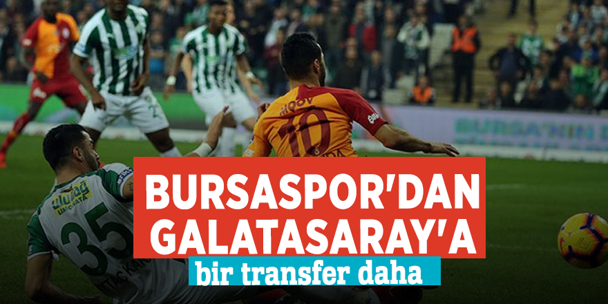 Bursaspor'dan G.Saray'a bir transfer daha