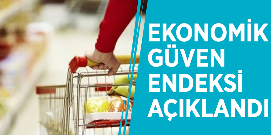 Ekonomik güven endeksi açıklandı