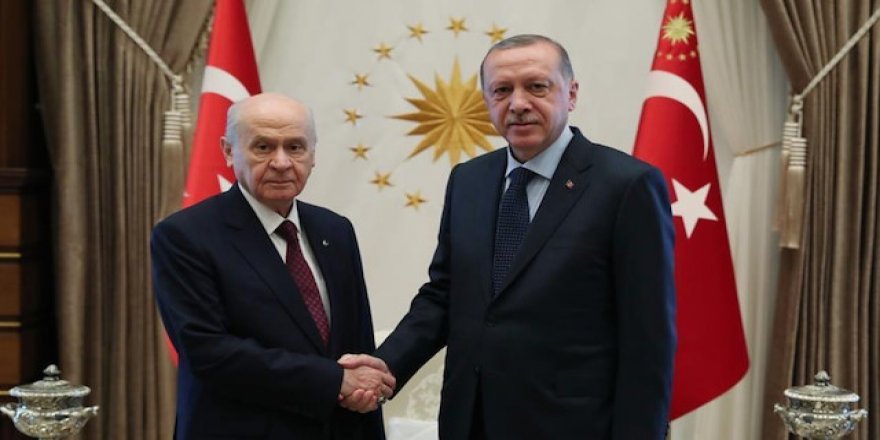 Erdoğan-Bahçeli görüşmesi sona erdi