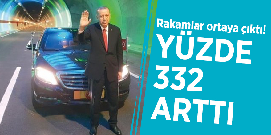 Rakamlar ortaya çıktı! Yüzde 332 arttı