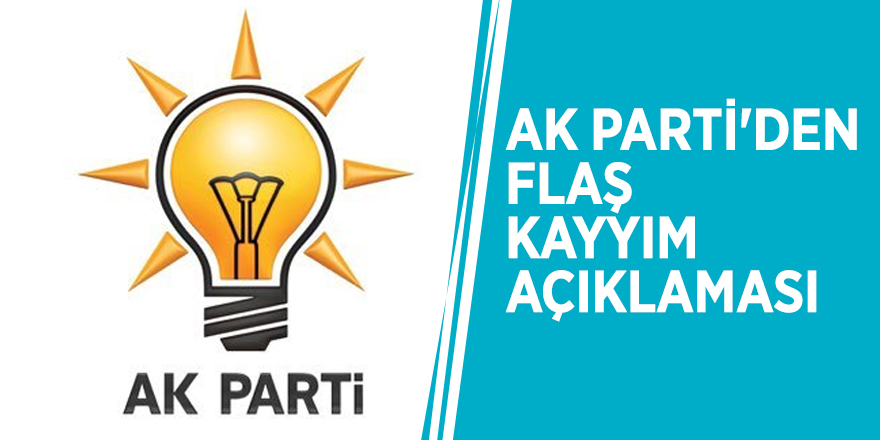 AK Parti'den flaş kayyım açıklaması