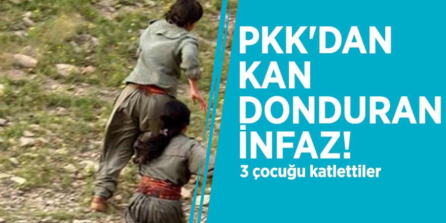 PKK'dan kan donduran infaz! 3 çocuğu katlettiler