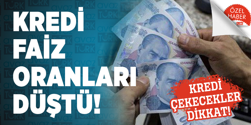Kredi çekecekler dikkat! Kredi faiz oranları 0,49 seviyesinde düştü! Konut kredisi, ihtiyaç kredisi, taşıt kredisi faiz oranları! Ziraat Bankası, Halkbank, Vakıfbank