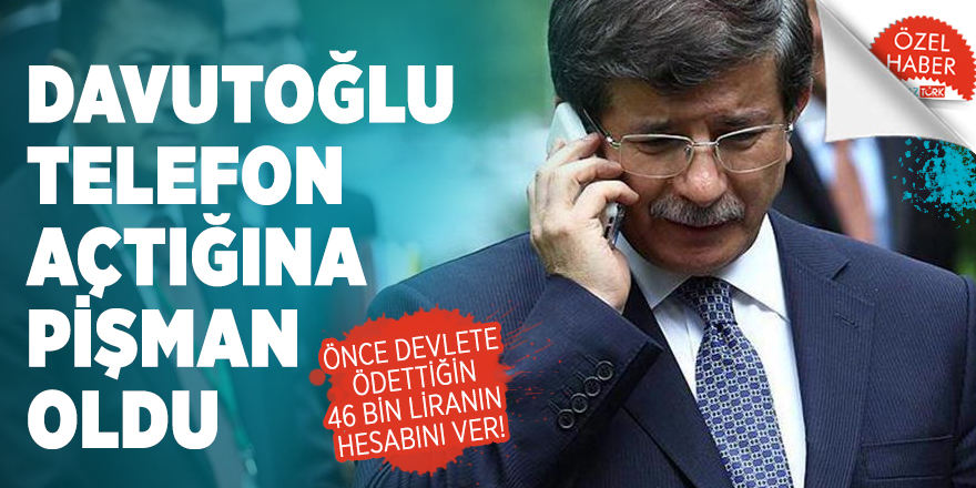 Davutoğlu sert kayaya çarptı! Aradığına da arayacağına da pişman oldu
