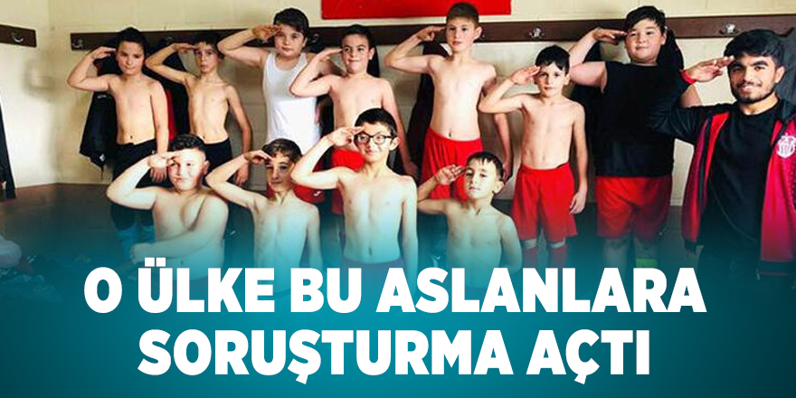 Belçika 9 yaşındaki çocukların asker selamına soruşturma açtı!