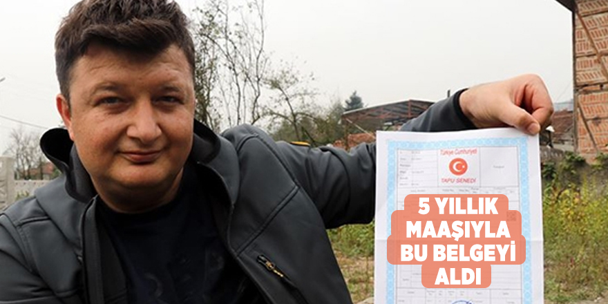 Genç muhtar 5 yıllık maaşını köyüne bağışladı