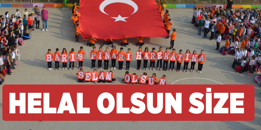 Bursalı ilkokul öğrencilerinden Barış Pınarı Harekatı'na alkışlanacak destek!