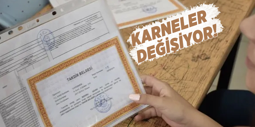 MEB'ten öğrencileri ilgilendiren açıklama: Karneler değişiyor