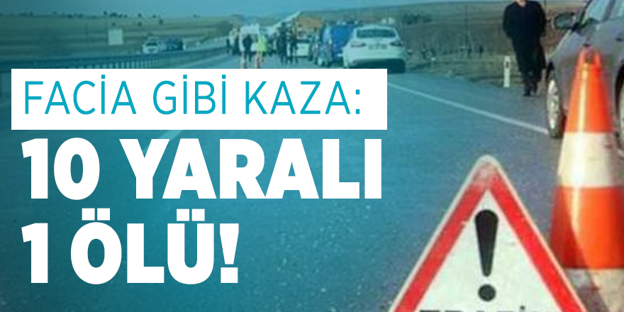 Batman'da facia gibi kaza: 1 ölü 10 yaralı!