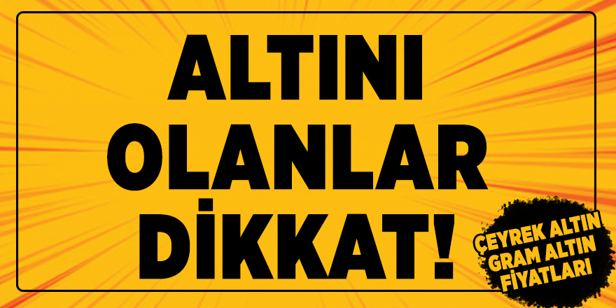 Altın fiyatlarında son durum nedir? Çeyrek altın ne kadar? 30 Ekim altın fiyatları