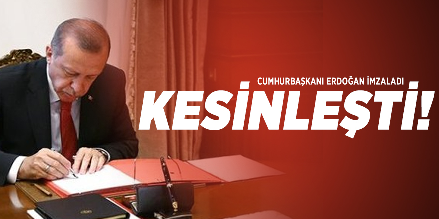 Cumhurbaşkanı Erdoğan İmzaladı: O alanın korunması kesinleşti!