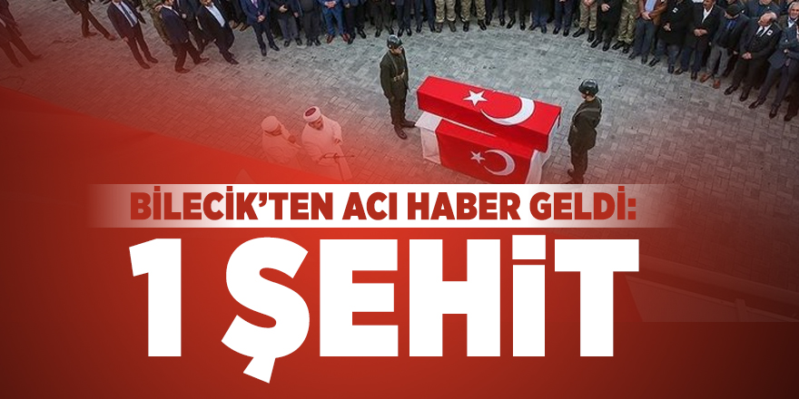 Bilecik'te yol kontrolü yapan uzman çavuş şehit oldu!