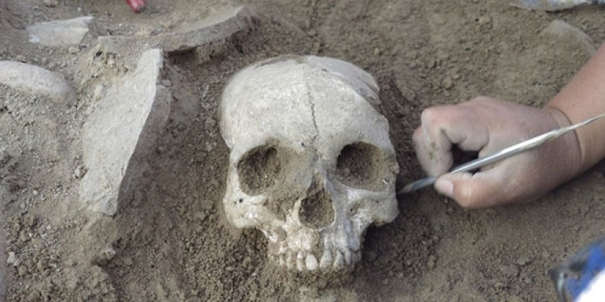 Çorum'da 3 bin 500 yıllık kafa tası bulundu