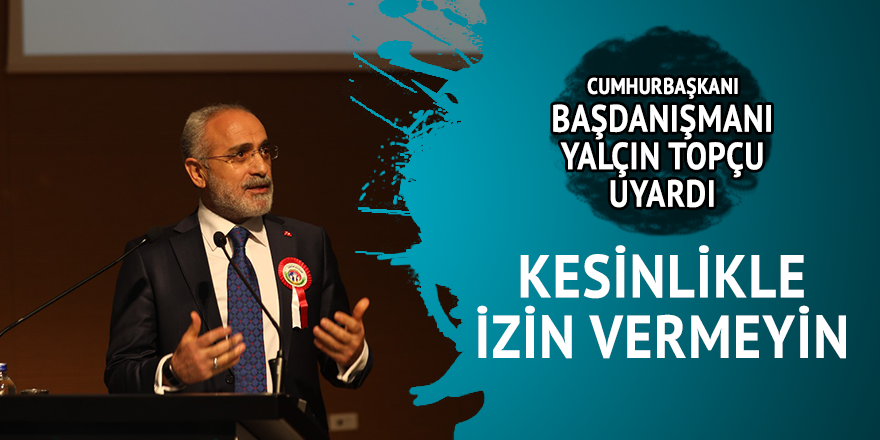Cumhurbaşkanı Başdanışmanı Yalçın Topçu "Çocuk Elçiler Projesi"nin tanıtımına katıldı.