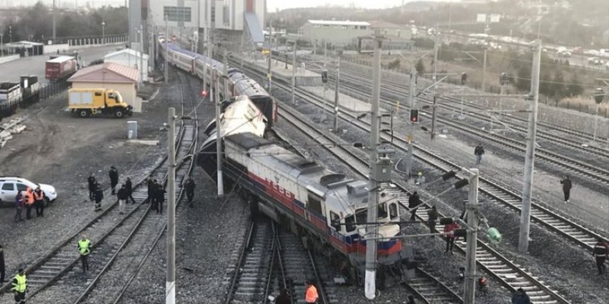 Son dakika Ankara'da tren raydan çıktı