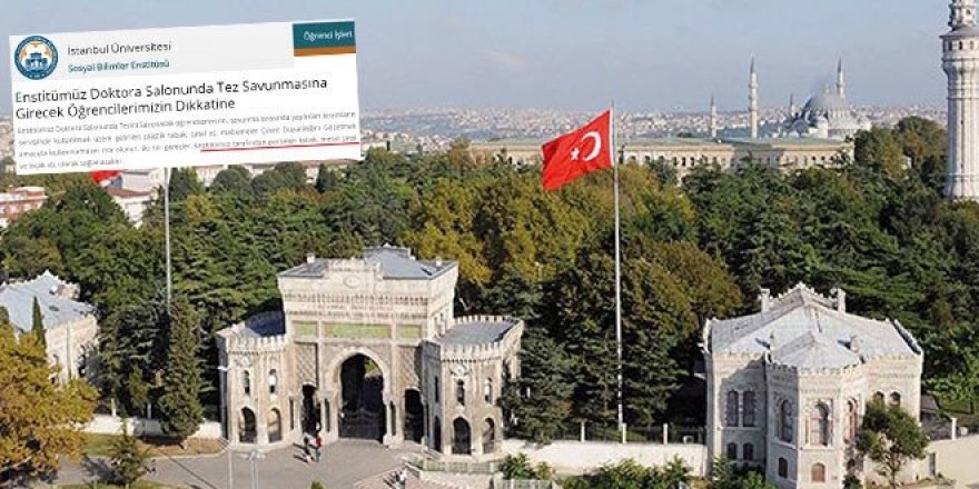 Üniversite'den tuhaf duyuru: İkram öğrenciden çatal bizden