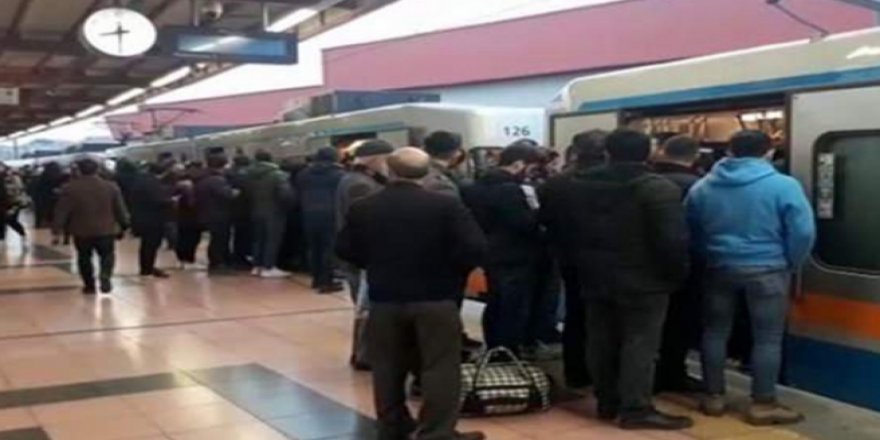 İstanbul'da metro seferleri aksadı