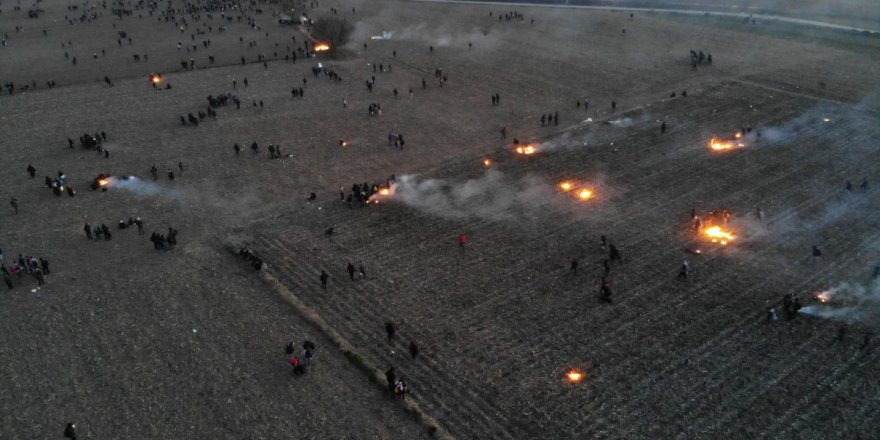 Yunanistan sınırı savaş alanına döndü