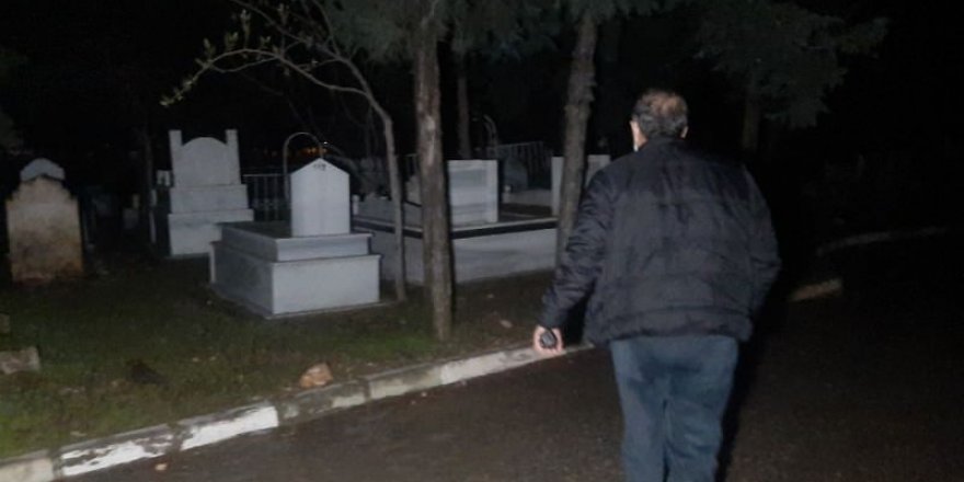 Polis alarma geçti! Mezarlıktan gelen gizemli ses paniğe neden oldu
