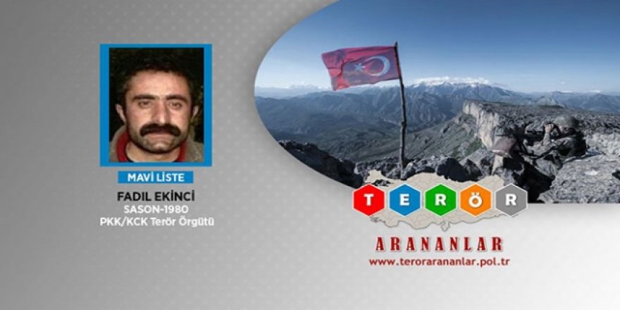 MİT'ten nokta operasyon: Mavi kategorideki terörist etkisiz hale getirildi