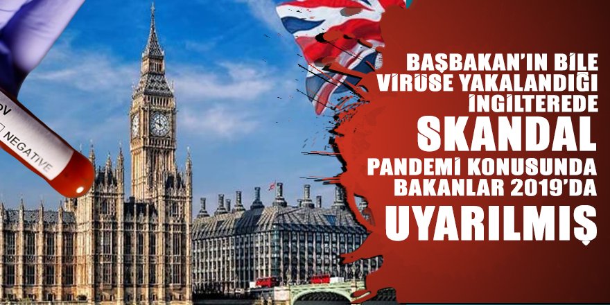 İNGİLİZ BAKANLARIN GEÇEN YIL KORONAVİRÜS PANDEMİSİ RİSKİNE KARŞI UYARILDIĞI ORTAYA ÇIKTI