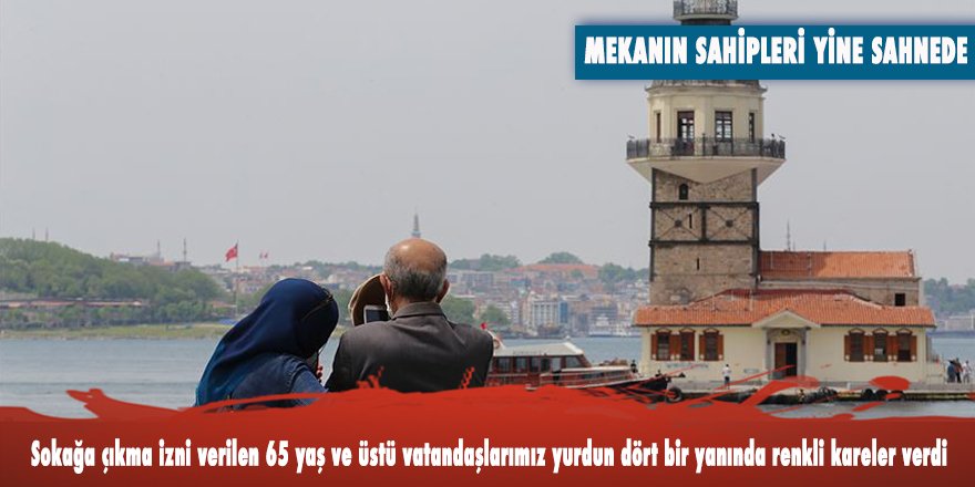 65 yaş ve üstü vatandaşların sokak keyfi görmeye değer