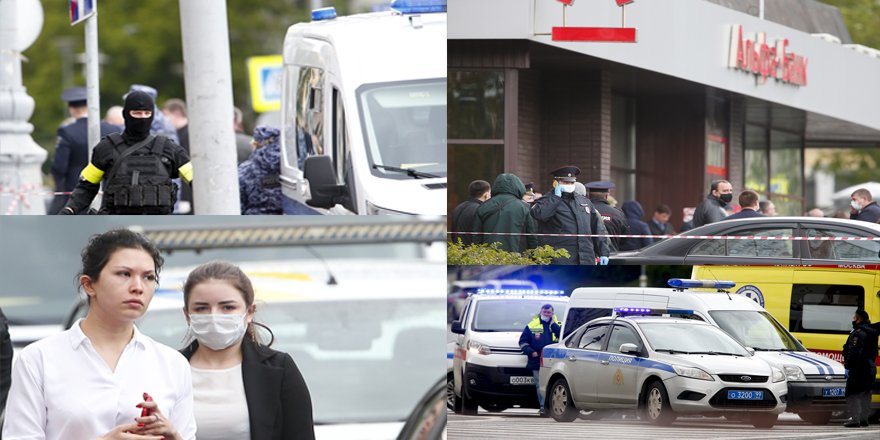 Rusya'da bir Banka'da rehine krizi