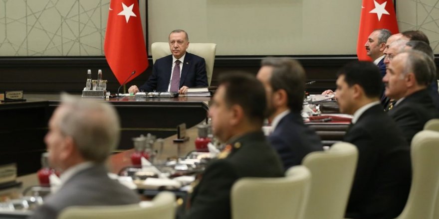 MGK Cumhurbaşkanı Erdoğan başkanlığında toplandı