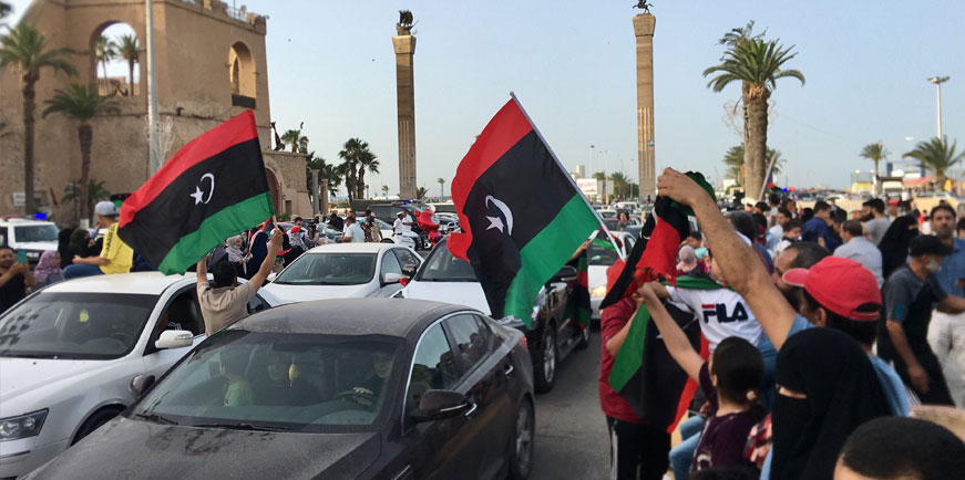 Libyalılar Trablus'un kurtarılmasını korkak Hafter sloganlarıyla kutladı