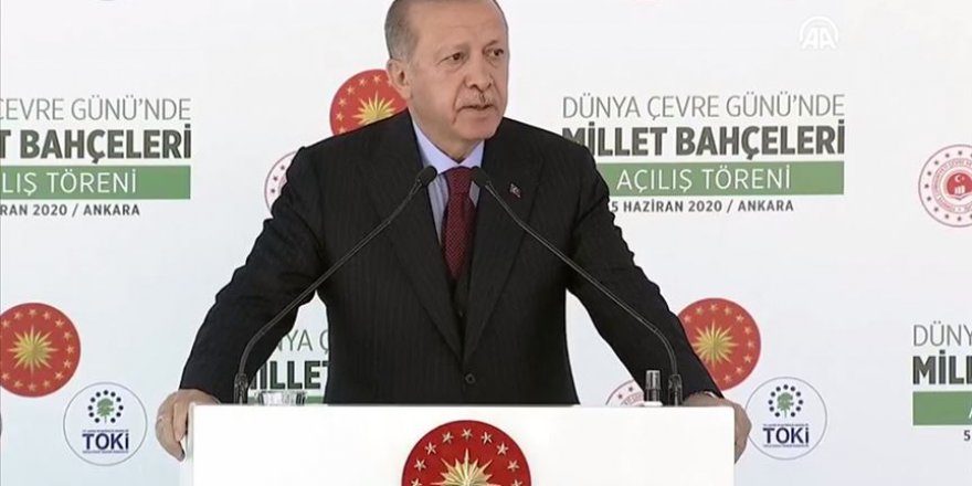 Cumhurbaşkanı Erdoğan Millet Bahçeleri Toplu Açılış Töreninde konuştu
